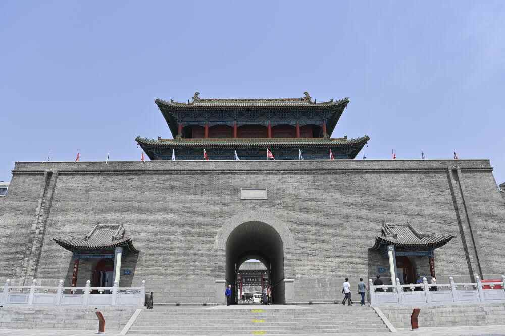 这是5月17日拍摄的河东池盐博物馆外景。新华社记者 杨晨光 摄