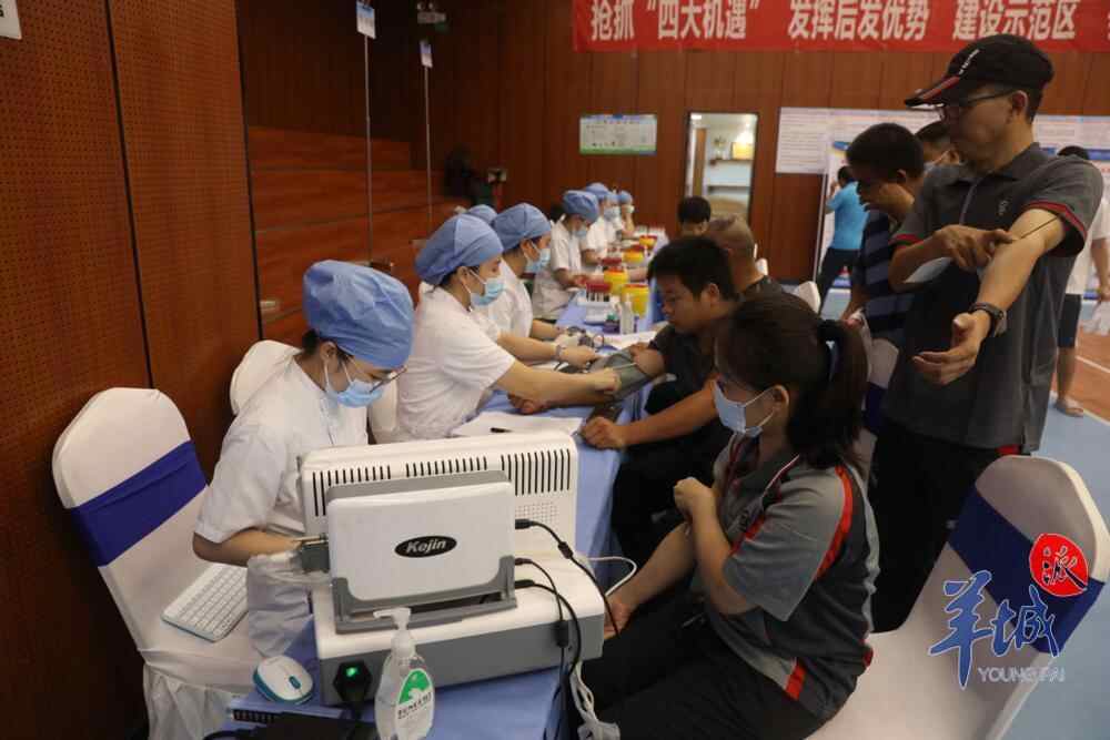 “送健康体检”活动现场 通讯员供图