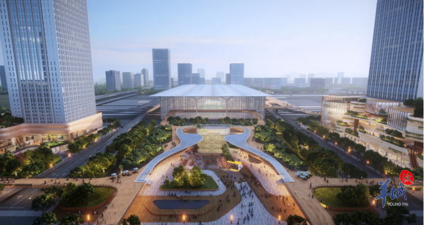 广州北站综合交通枢纽效果图 受访方供图
