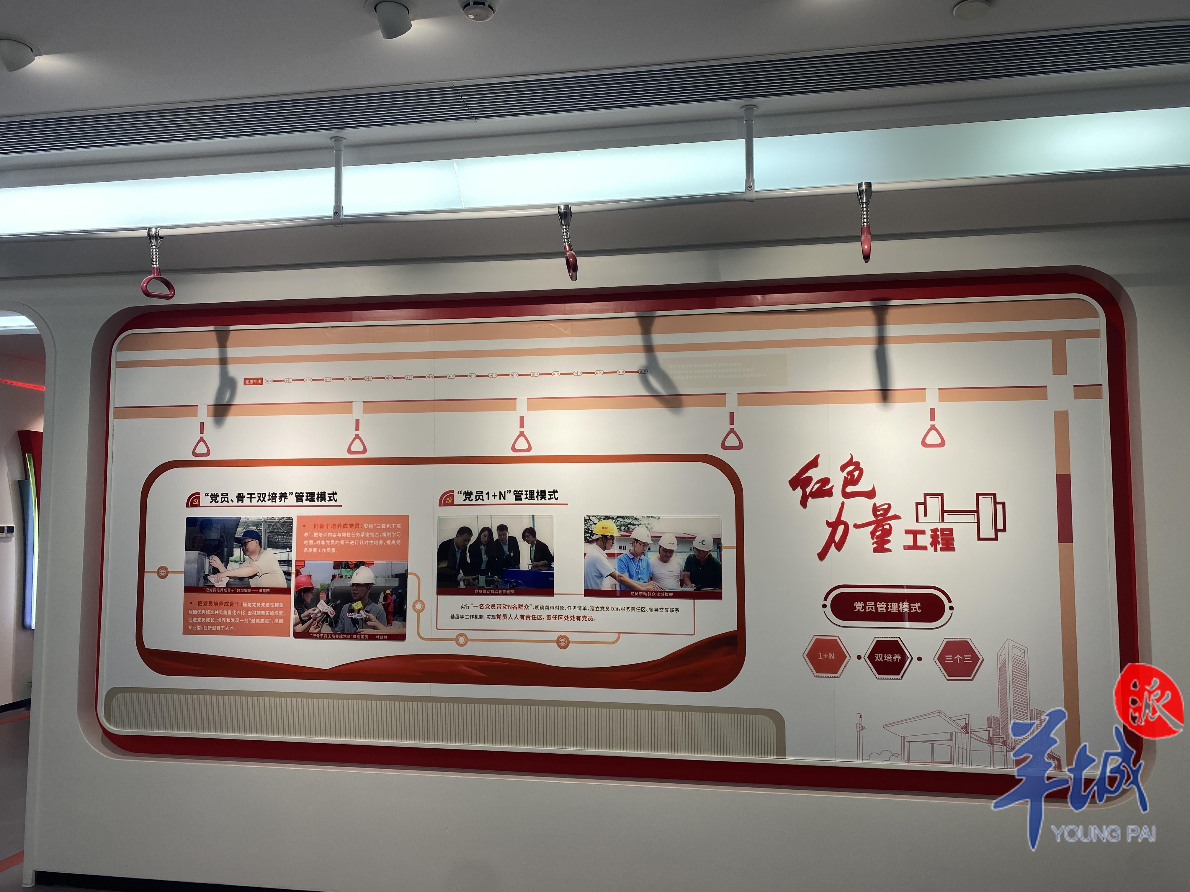 广州地铁“红色羊角”党建基地内