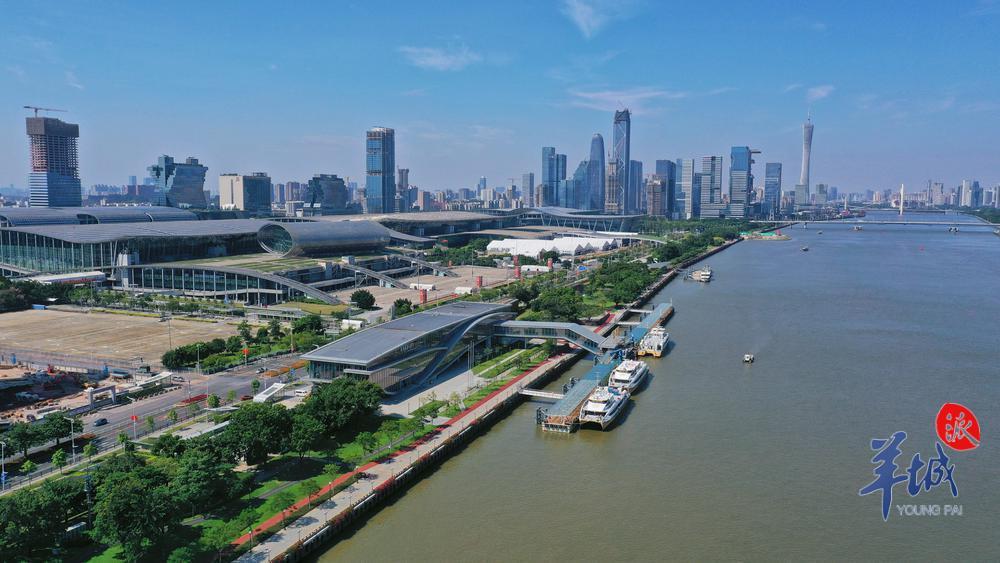 琶洲港澳口岸航拍图