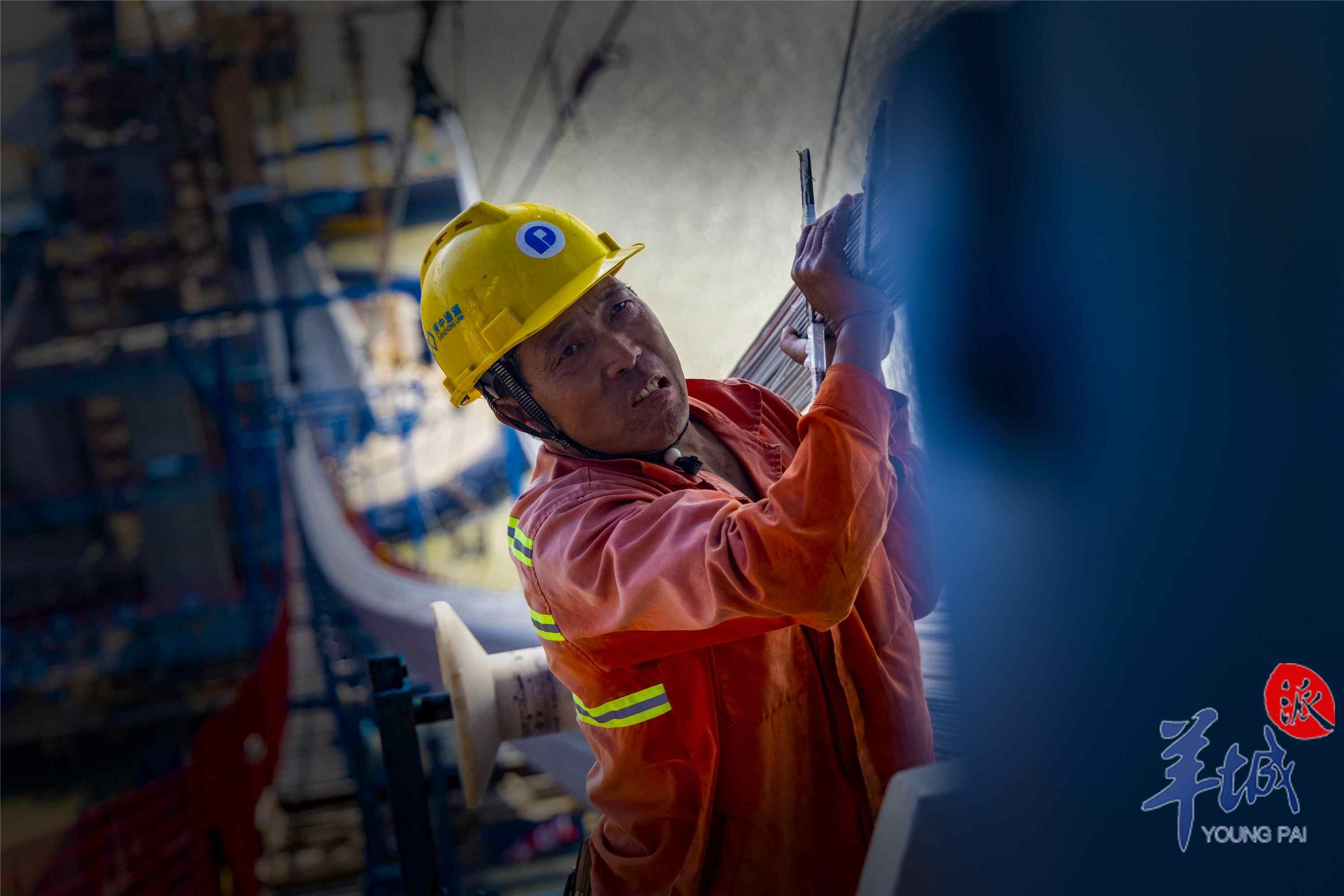 拉钢索 黄金河拍摄于2022年8月