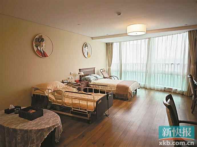 广州一养老机构的认知障碍照护床位。 受访者供图