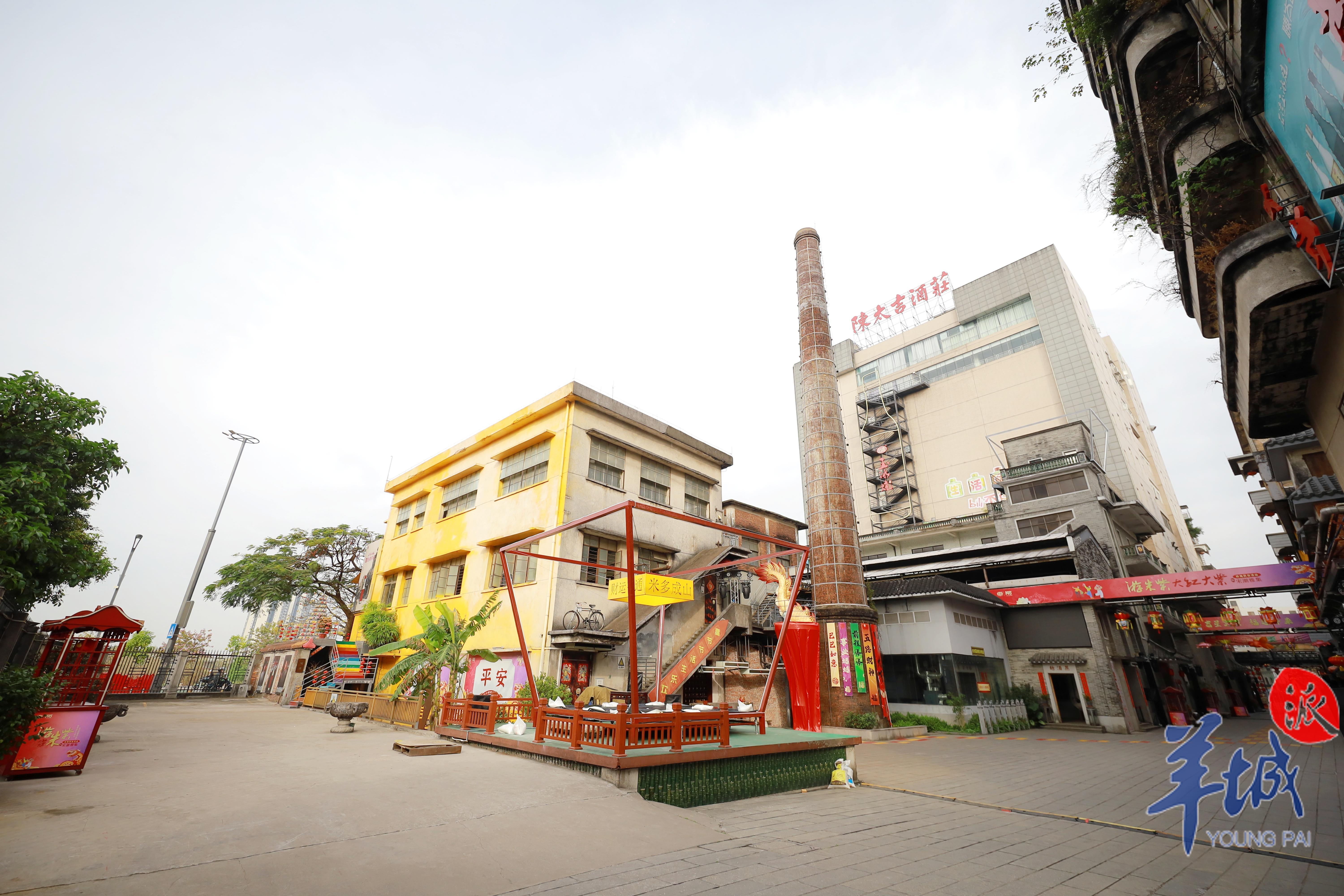 复原后的朱紫街一隅